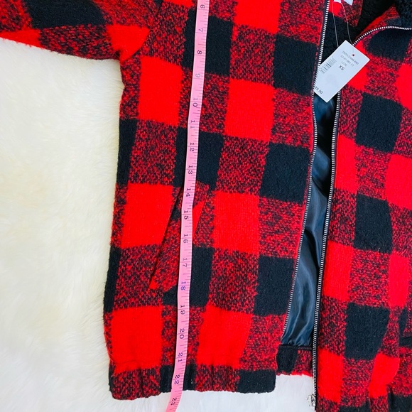 Brand New Sherpa Plaid Jacket Size XS - Picture 6 of 7